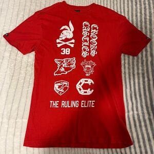 Crooks & Castles Bold Red Tee